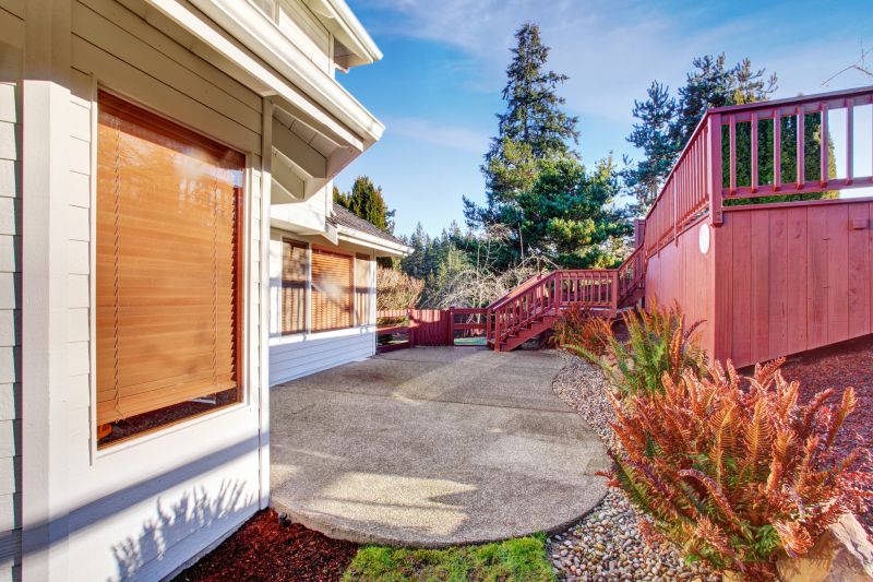 Patio finishing process