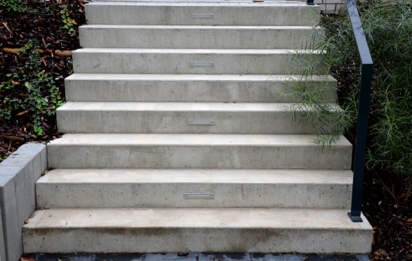Poured Step Installation in Costa Mesa