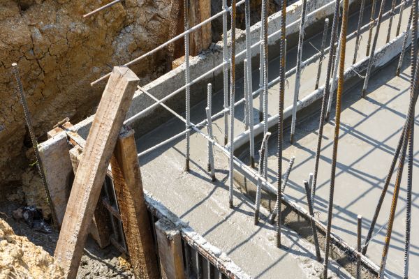 Concrete Footing Pouring in Costa Mesa