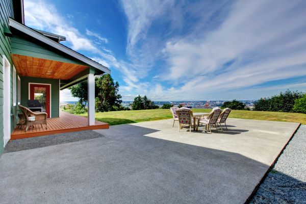 Backyard Concrete Paving in Costa Mesa